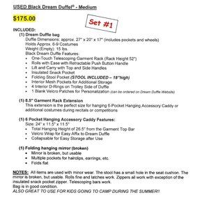 Dream Duffel® Rolling Dance/Camp Bag (w/ Accessories)